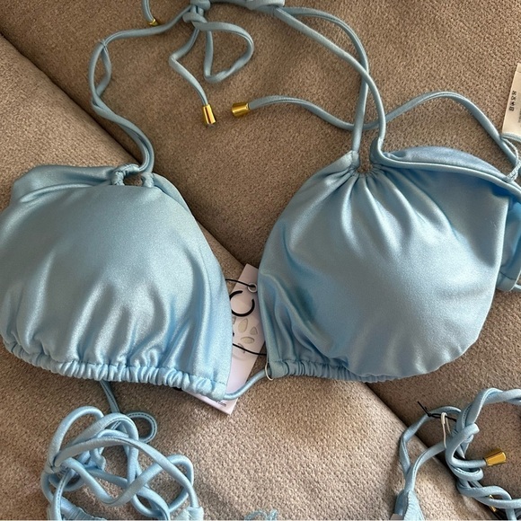 GIGI C Lurie Top and Hadley Bottom Set in Sky Blue - Picture 6 of 9